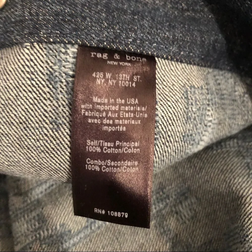Rag & Bone denim skirt NWT